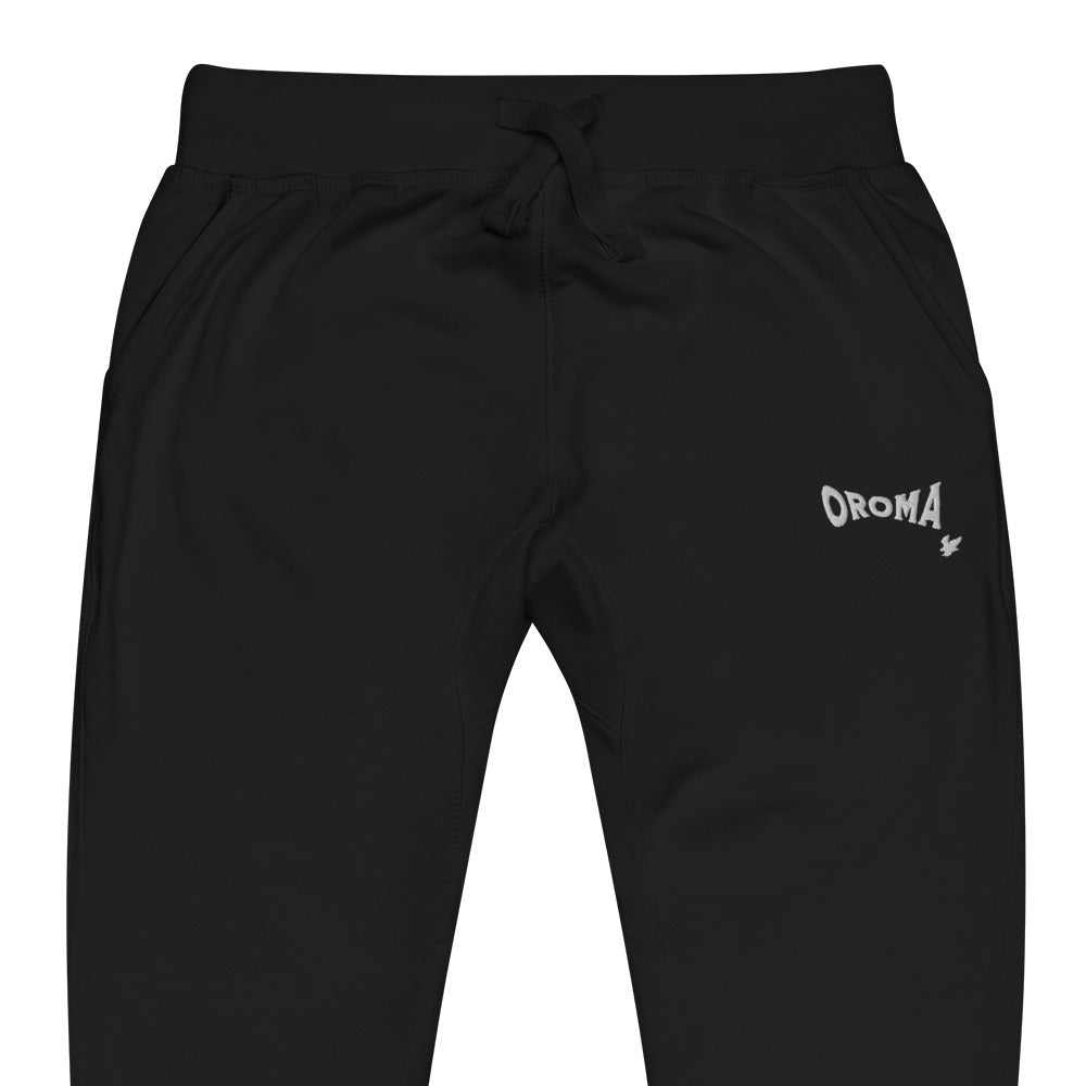 Oroma Embroidered Sweatpants Slim Fit