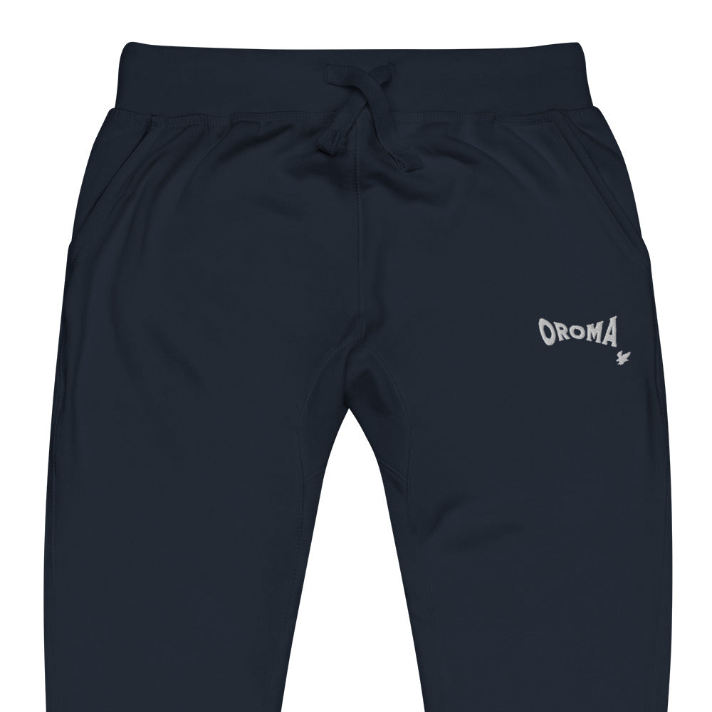 Oroma Embroidered Sweatpants Slim Fit